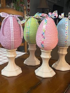 Dollar Tree Easter Centerpieces, Stackable Easter Eggs From Dollar Tree, Easter 2024 Trends, Easter Christmas Tree Ideas, Easter Centerpieces Diy Dollar Tree, Easter Egg Tree Diy, Easter Crafts Dollar Store, Easter Craft Ideas, Easter Bunny Decor