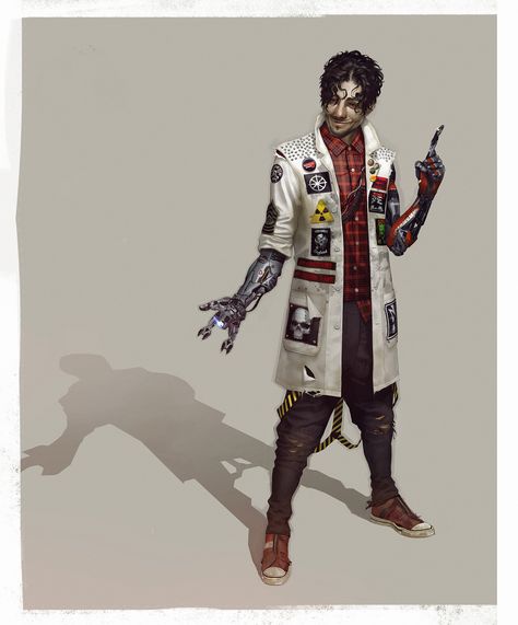 ArtStation - Václav Koller, Frédéric Bennett Cyberpunk Male, Deus Ex Mankind Divided, Eclipse Phase, Dystopian Art, Ocs Ideas, Sci Fi Clothing, Cyberpunk 2020, Traveller Rpg, Cyberpunk Rpg