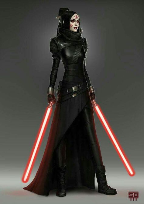 Serge Birault, Sith Costume, Star Wars Outfit, Female Sith, Star Wars Sith Lords, Sith Warrior, Disfraz Star Wars, Star Wars Character, Star Wars Sith