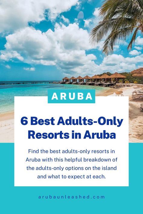 Find the best adults-only resorts in Aruba with this helpful breakdown of the adults-only options on the island and what to expect at each. Aruba Map, Aruba Vacation, Aruba Hotels, Hotel All Inclusive, Aruba Resorts, Aruba Beach, Water Bungalow, Marriott Resorts, Palm Island