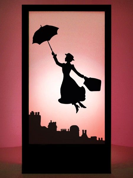 SN4168_Mary_Poppins_Silhouette_Panelevent_prop_hire_001 Disney Art Projects, Mary Poppins Theatre, Mary Poppins Party Decorations, Advent Windows, Merry Poppins, Mary Poppins Silhouette, Panel Event, Broadway Theme, Mary Poppins Party