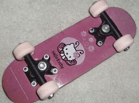 Charmmy Kitty, Hello Kitty Aesthetic, Cool Skateboards, Skateboard Design, Mia 3, Hello Kitty Pictures, Hello Kitty Items, Hello Kitty Collection, Kid Core