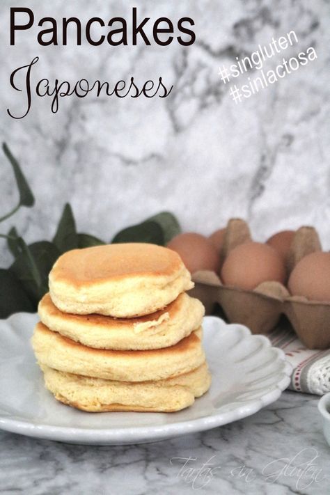 Gluten Pancakes, Hot Cakes, Sin Gluten, Hamburger Bun, Free Recipes, Delicious Food, Gluten Free Recipes, Free Food, Pancakes