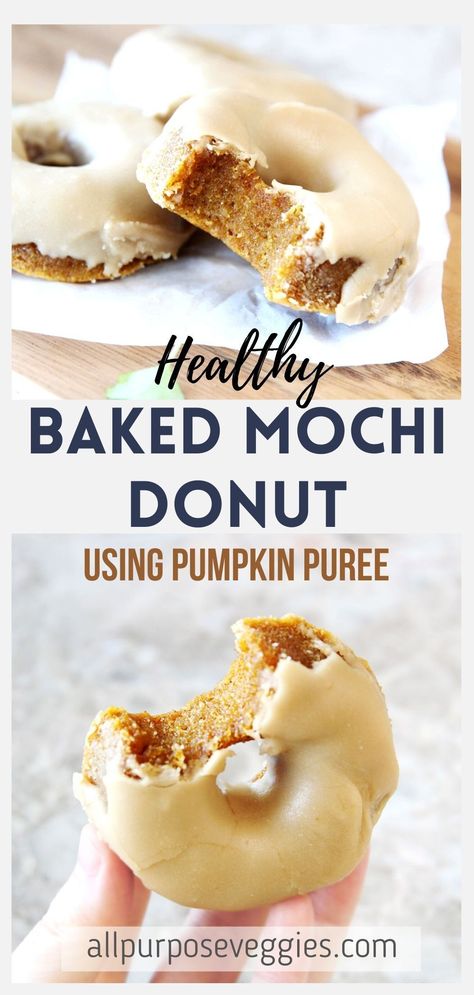 Donut Pan Recipes Healthy, Vegan Mochi Donut, Healthy Mochi Recipe, Gluten Free Mochi Donut, Mochi Bagel, Gluten Free Moon Cakes, Healthy Mooncake, Mochi Doughnut Recipe, Baked Mochi Donut Recipe