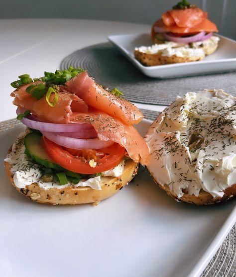 Get Your Lox On: The Best Bagel Recipe Ever Bagel And Lox Recipe, Best Bagel Recipe, Lox Recipe, Lox Bagel, Salmon Lox, Lox And Bagels, Best Bagels, Bagel Recipe, Cream Cheese Spreads