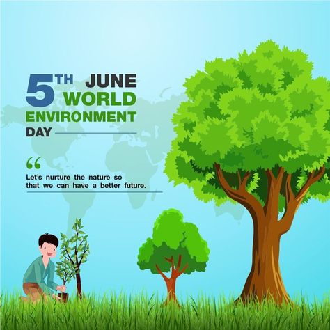 This image shows a World Environment Day social media post design. World Environmental Day, Environmental Day, Class 12 Maths, Today Images, Social Media Post Design, World Environment Day, Environment Day, General Knowledge Facts, Better Future