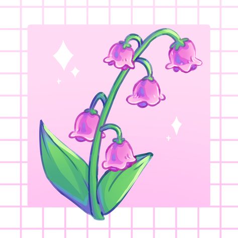 these are so fun to draw! click for my insta :) Lilly Of The Valley Drawing Art, Lily Of The Valley Drawing, Valley Drawing, Flowers Doodle, Oc Maker, Drawing Flowers, Want To Draw, Fun To Draw, Lily Of The Valley