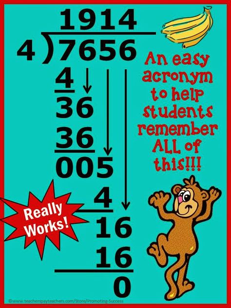 Promoting Success: Long Division Worksheets, Games and Tips Long Division Worksheets, Division Activities, Division Worksheets, Math Division, Long Division, Fourth Grade Math, Math Strategies, Math Methods, Mental Math