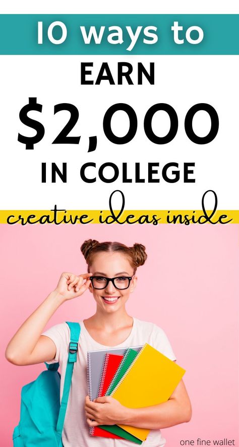 How to make money as a teenager. Money for kids. Ways to make extra money at home for college students School Scholarship, Paying Off Student Loans, Best Ways To Make Money, Flexible Jobs, College Money, Student Jobs, Social Media Jobs, Money Ideas, Earn Extra Money