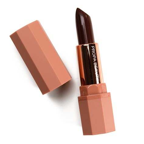 Propa Beauty Driven Luminous Satin Lipstick ($12.00 for 0.12 oz.) is a darker, plummy brown with subtle, cool undertones and a glossy, cream finish. It had medium, buildable pigmentation, which was still more coverage than marketed. The texture felt lightweight, smooth, and lightly emollient with some tackiness present. The tackiness seemed to help the product adhere, while being glossier, and minimized streakiness. It wore nicely for four and a half hours and felt lightly hydrating over time. P Patricia Bright, Permanent Lipstick, Sheer Shades, Tom Ford Beauty, Marc Jacobs Beauty, Bite Beauty, Satin Lipstick, Lipstick Swatches, Cool Undertones