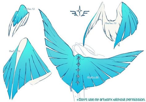 Flowing Cloak Drawing Reference, Fantasy Wings Drawing, Avian Character Outfits, Sky Cotl Pose Reference, How To Draw Capes, Sky Cotl Drawing Base, Flowing Cape Drawing Reference, Clothes For Winged Characters, Wing Character Design