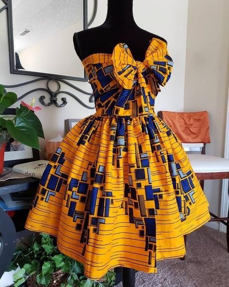 African Print Midi Skirt, African Print Skirt, African Print Clothing, Short African Dresses, African Fashion Skirts, African Wear Dresses, African Inspired Clothing, Afrikaanse Mode, African Fabrics