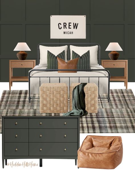 Shop Matheney Metal Bed and other curated products on LTK, the easiest way to shop everything from your favorite creators. Boys Bedroom Green, Teen Boys Bedroom, Teen Boy Bedroom Decor, Modern Boys Rooms, Modern Boys Bedroom, Teenager Bedroom Boy, Boys Room Design, Big Boy Bedrooms