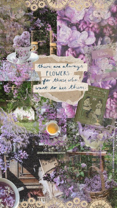 @edelweisstomorrow Once a year, for two weeks, I fall in love with purple all over again. #cottagecore #bloomcore #botanicalacademia #lilacs #wisteria #louisamayalcott #spring #aesthetic #moodboards Purple Cottagecore Aesthetic, Wisteria Aesthetic, Purple And Green Aesthetic, Bloomcore Aesthetic, Cottagecore Homes, Wisteria Wallpaper, Cottagecore Moodboard, Purple Cottagecore, Cottagecore Aesthetic Wallpaper