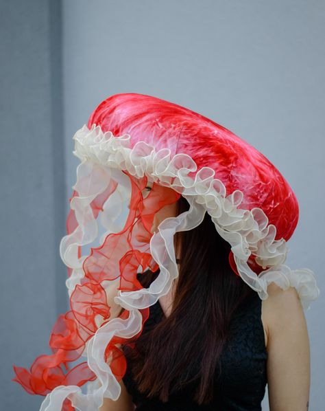 Jellyfish hat - made from tie dye velvet fabric, looks gorgeous ❤️ https://kidzandcostumes.etsy.com/listing/1704092484 #medusa #jellyfish #hat #tiedye #tiedyevelvet #jellyfishcostume #oceancreatures #pink #velvet #tenticles #handmade #etsy #smallbusiness #gorgeous #cosplay #sewing #mything #halloween2024 #inspiration #outfit #fashion #costumedesign #ruffles Jellyfish Hat, Medusa Jellyfish, Cosplay Sewing, Jellyfish Costume, Forest Festival, Festival Costume, Festival Costumes, Fantasy Forest, Fishing Outfits