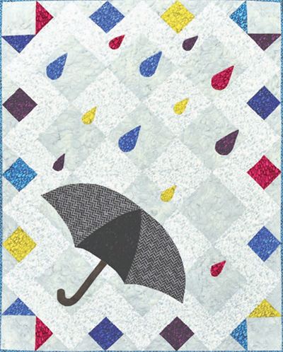 Download Umbrella Free Pattern Umbrella Quilt, All People Quilt, Owl Quilts, Handmade Baby Items, Spring Quilts, Quilt Sewing Patterns, Hoffman Fabrics, Childrens Quilts, Toddler Quilt