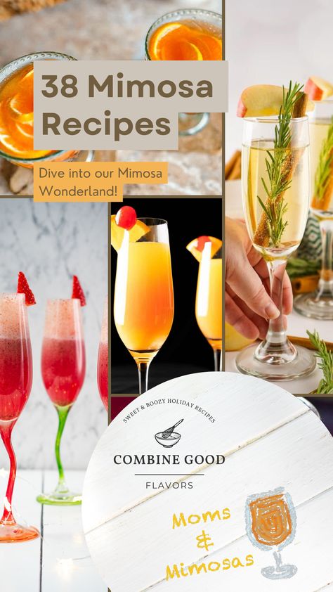 Get ready to raise a glass to National Mimosa Day on May 16! This special occasion calls for something extra, and we've got you covered with 35 innovative mimosa recipes that will transform your celebrations into unforgettable experiences. Discover a new twist on the classic mimosa, from fruity to floral, and everything in between. Unique Mimosas, Fun Mimosas, Mimosa Flavors, Mimosa Ideas, Mimosa Recipe Easy, Mimosas Recipe, Mimosa Recipes, Gas Grill Recipes, Classic Mimosa