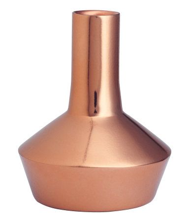 Product Detail | H&M GB Rose Gold Candle Holder, Large Wire Basket, Copper Candle, Hm Home, Metal Candle Holder, Copper Accents, H&m Home, Metal Candle Holders, Metal Candle