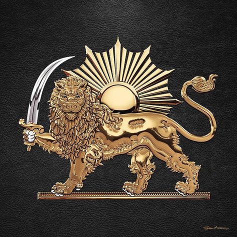 Persian Tattoo Iran, Persian Lion, Lion And Sun, Firework Tattoo, Ancient Persian Art, Persian Tattoo, King Of Persia, Persian Warrior, Iran Culture