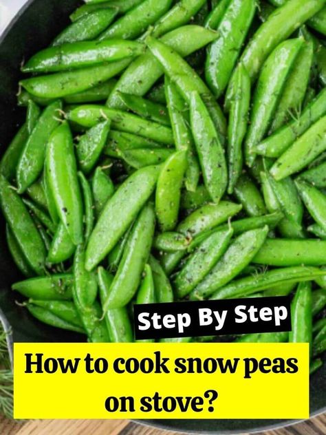 Cooking Snow Peas, Snow Peas Recipe, Snap Peas Recipe, Snow Recipe, Light Sauce, Low Carbohydrate Recipes, Simple Vinaigrette, Pea Recipes, Snow Peas