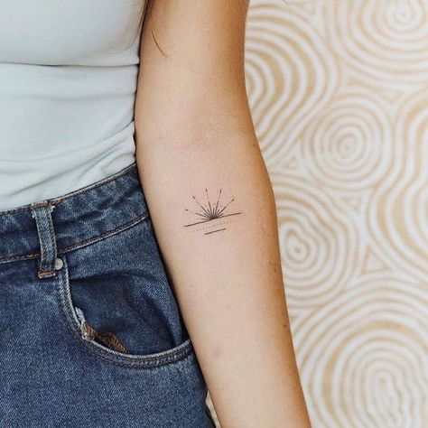 Forearm Fine Line Tattoo, Line Tattoo Women, Fine Line Tattoo Women, Sunset Tattoo Minimalist, Simplicity Tattoos, Black Flower Tattoo, Fineline Tattoo Ideas, Tattoo Ideas Back Spine, Unique Tattoos Black Women