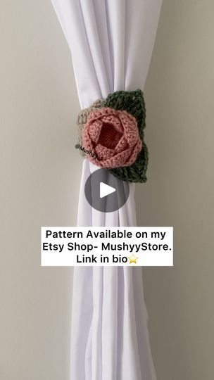 Kitchen Towel Holder, Mug Cozy, Blooming Rose, A Bracelet, Curtain Tie Backs, Towel Holder, Kitchen Towel, A Kitchen, Link In Bio