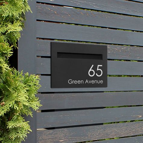 Picket Fence Letter Boxes, Letter Box Ideas, Masdar City, Letter Box Design, Parcel Drop Box, Garden Walls, Front Fence, Brick Fence, Timber Fencing