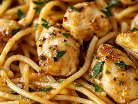 Monterey Chicken Spaghetti - Tastecove Monterey Chicken Spaghetti, Monterey Chicken, Comfort Casseroles, Chicken Spaghetti, Monterey Jack, Hot Dishes, Monterey Jack Cheese, Tender Chicken, Creamy Sauce