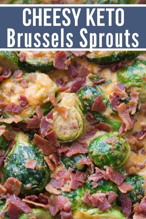 Cheesy Keto Brussels Sprouts & Bacon Recipe (Easy & Delicious) Keto Brussel Sprouts, Sprouts Brussel, Brussels Sprouts Recipe With Bacon, Easy Bacon Recipes, Brussel Sprouts With Bacon, Recipe With Bacon, Best Side Dish, Wholesome Life, Holiday Side Dish