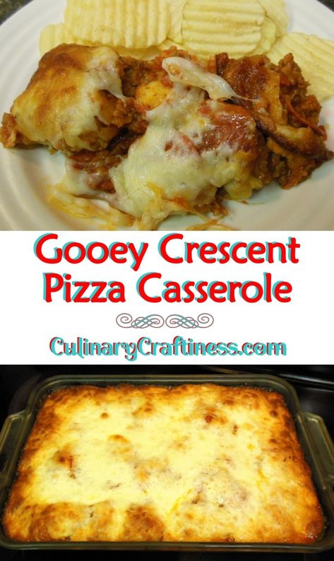 Pillsbury Pizza Dough Recipes Dinners, Crescent Pizza Recipes, Crescent Pizza, Pizza Pie Recipe, Crescent Roll Casserole, Pizza Pot Pie, Pilsbury Recipes, Meat Pizza, Crescent Roll Pizza