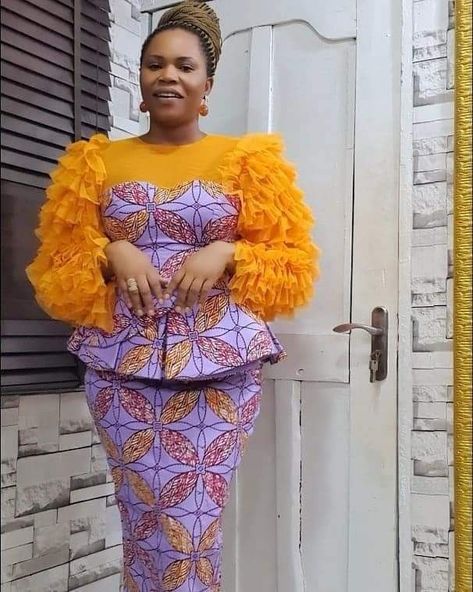 Kimono Jumpsuit, Blouse For Wedding, Nigerian Lace Styles Dress, African Lace Styles, African Dresses For Kids, African Fashion Skirts, African Dresses Modern, Latest Ankara, African Wear Dresses