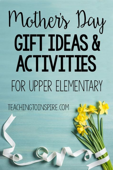 Mother's Day Gift Ideas and Activities for Upper Elementary - Teaching with Jennifer Findley Mother Acrostic Poem, Mother's Day Gifts From Kids, Kids Handprint Art, Jennifer Findley, Origami Paper Flowers, Mother's Day Projects, Gifts From Kids, Diy Mother's Day, Mothers Day Poems