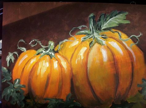 Pumpkin canvas painting Pumpkin Canvas Painting, Group Painting, Fall Canvas Painting, Pumpkin Canvas, Art Pinterest, Fall Canvas, Paint Night, Fall Art, Pumpkin Painting