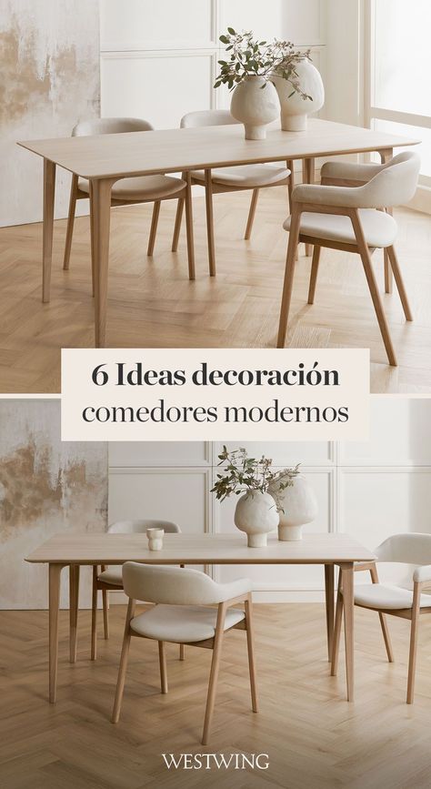 Decorar el comedor con estilo es vital para sentirnos a gusto y también nuestros invitados. Junto con el salón, el comedor es una de las zonas de encuentro con más vida de la casa. Ya tengas un comedor pequeño o grande, conseguir un comedor acogedor es posible eligiendo los muebles adecuados. Descubre en Westwing 6 consejos de decoración para comedores modernos que serán tendencia en 2023. Déjate inspirar por nuestras ideas de decoración para el comedor y disfruta de este espacio de la casa. Ideas Salon Comedor, Round Dining Table Styling, Halloween Dining Table Decor, Halloween Dining Table, Rug Under Dining Table, Round Dining Table Decor, Table Decor Halloween, Fall Dining Table Decor, Dining Table Ideas