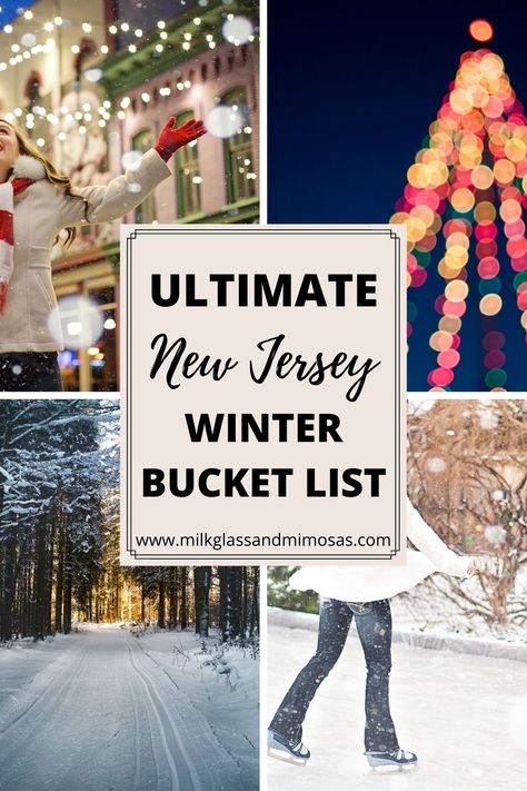 New Jersey Bucket List, Things To Do In New Jersey, New Jersey Things To Do, Winter In New Jersey, Winter Break Bucket List, Cape May New Jersey Christmas, Jersey City New Jersey Things To Do, New Jersey Travel, Travel Therapy