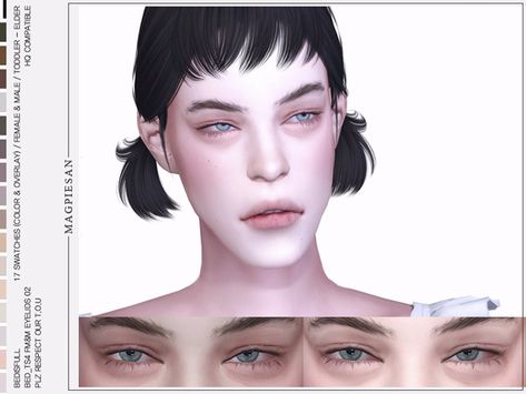 magpiesan's FM&M eyelids 02 Sims 4 Eyelids, Sims 4 Beds, Night Hairstyles, Sims 4 Body Mods, Sims Games, Sims 4 Cc Packs, Heart Sunglasses, Sims 4 Cas, Sims Community