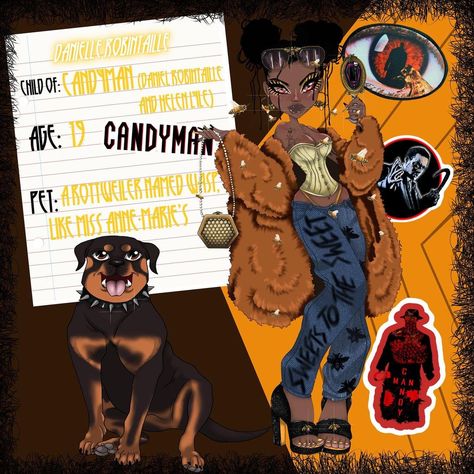 Candyman Fanart, Carl Azuz, Bratz Fairy, Horror High, The Candyman, High Characters, Bratz Girls, Personajes Monster High, 80s Horror