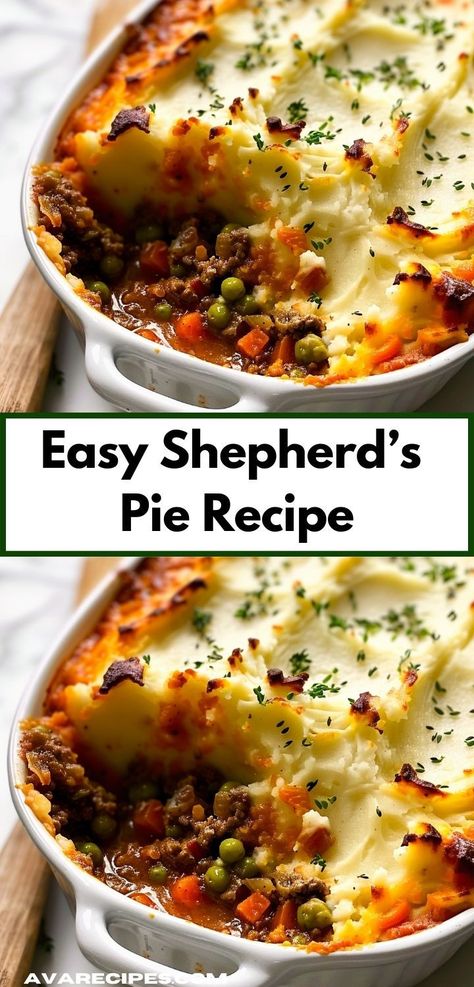 Craving a hearty meal? Discover our Easy Shepherd’s Pie recipe! It's one of the best ground beef recipes for dinner, offering a comforting and easy-to-make dish. Shepards Pie Recipe, Best Ground Beef Recipes, Easy Shepherds Pie, Shepherd's Pie Recipe, Ground Beef Recipe, Ground Beef And Potatoes, Recipe For Dinner, Shepherds Pie Recipe, Beef And Potatoes