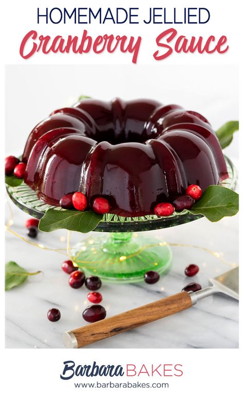 Cranberry Sauce Mold Recipe, Jelly Cranberry Sauce Recipes, Cranberry Jello, Canned Cranberries, Cranberry Jelly, Jellied Cranberry Sauce, Homemade Jams, Pressure Cooking Today, Cranberry Sauce Recipe