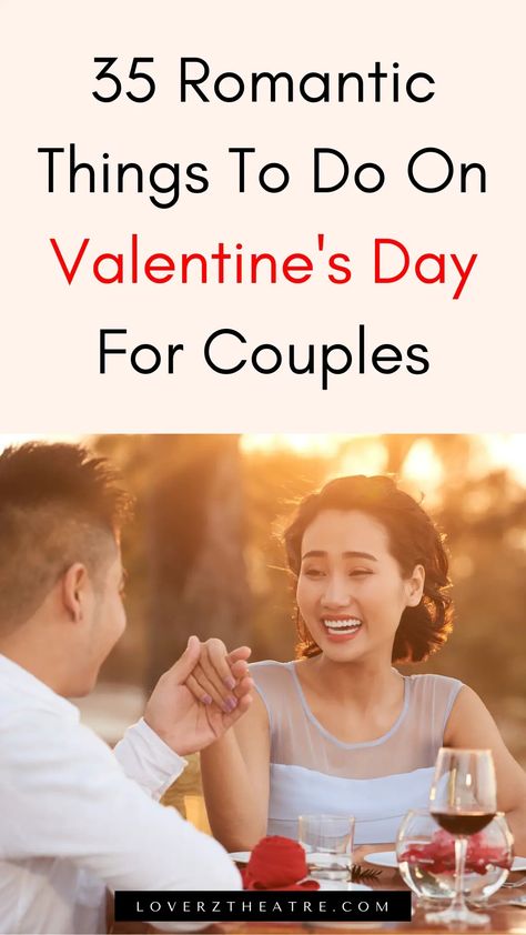 If you’ve ever been looking for the perfect time to show your partner how much you love him, Valentine’s Day is the ideal time to do so. Looking for romantic activities for couples to explore together this Valentine? Check out these 35 fun and romantic Valentine’s Day date ideas. Cute romantic things to do on Valentine's Day for couples, plus Valentine's date night ideas Cute Romantic Things, Valentines Traditions, Best Date Ideas, Romantic Activities, Free Date Ideas, Activities For Couples, Single Mom Dating, Cheap Date Ideas, Outdoor Date