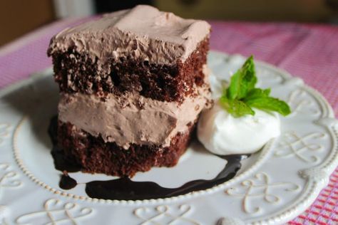 Three Musketeer Chocolate Cake #Christmas #holiday #cream-cheese #candy bar #chocolate #cake #3 musketeer #justapinchrecipes Candy Bar Cake, 3 Musketeers, Devils Food Cake Mix Recipe, Three Musketeers, Cake Easy, Just A Pinch, A Piece Of Cake, Cake Mix Recipes, Piece Of Cake