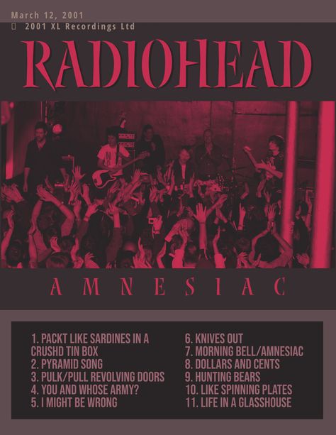 radiohead poster Radiohead Poster Vintage, Radiohead Poster, Pyramid Song, Music Poster Ideas, Music Poster Design, Bedroom Posters, Band Posters, Radiohead, Poster Vintage