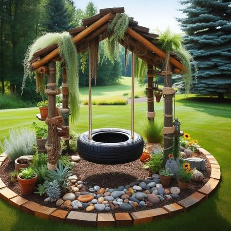 Home Made Gazebo Ideas, Affordable Backyard Ideas Diy, Aileen Costume, Diy Cheap Backyard Ideas, Rustic Yard Ideas, Easy Diy Fence, Cheap Gardening Ideas, Diy Backyard Makeover, Backyard Makeover Ideas