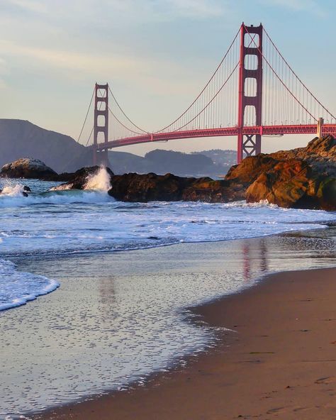 Golden Gate Bridge Wallpaper, Baker Beach San Francisco, San Francisco Beach, South Sumatra, Beach San Francisco, Bridge Wallpaper, Gate City, Baker Beach, Ig Pics