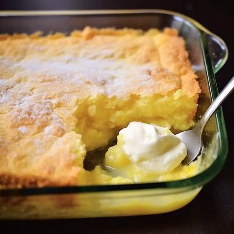 4 Ingredients Lemon Cream Cheese Dump Cake - Life with Susan Lemon Cream Cheese Dump Cake, Cream Cheese Dump Cake, Creamy Corn Casserole, Dump Cake Recipe, Lemon Pie Filling, Lemon Cream Cheese, Impressive Desserts, Apple Crisp Recipes, Dump Cake Recipes