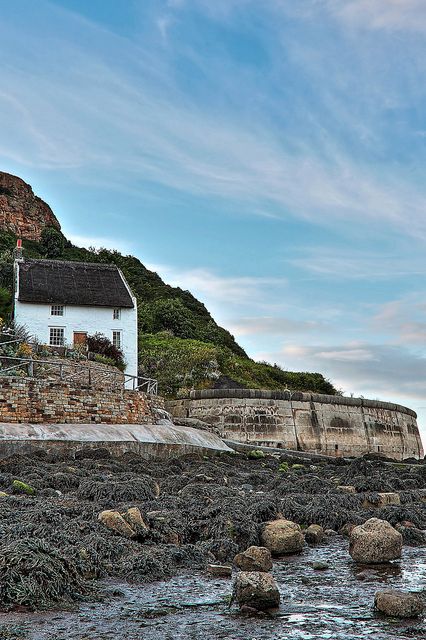 Runswick Bay, Yorkshire Runswick Bay, Visit England, Visiting England, Uk Photography, Beautiful Houses, Travel Places, English Countryside, How Many People, Uk Travel