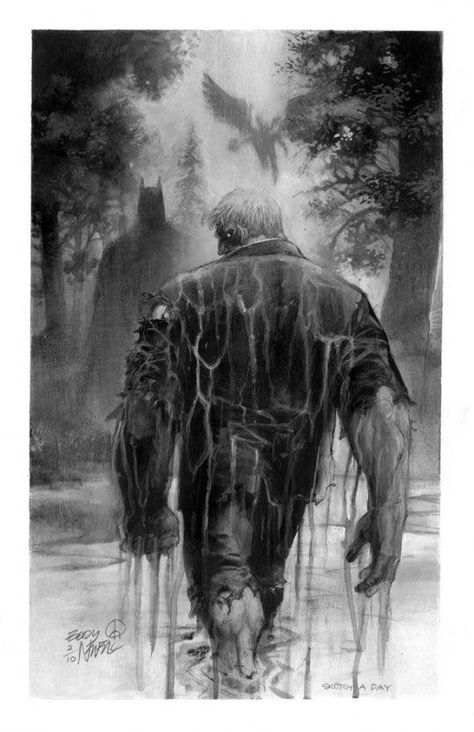 Born on a Monday by Eddy Newell Solomon Grundy, Batman Arkham City, Comic Villains, Pinup Art, Dc Villains, Art Comic, Batman The Dark Knight, Art Gallery Room, Gallery Room