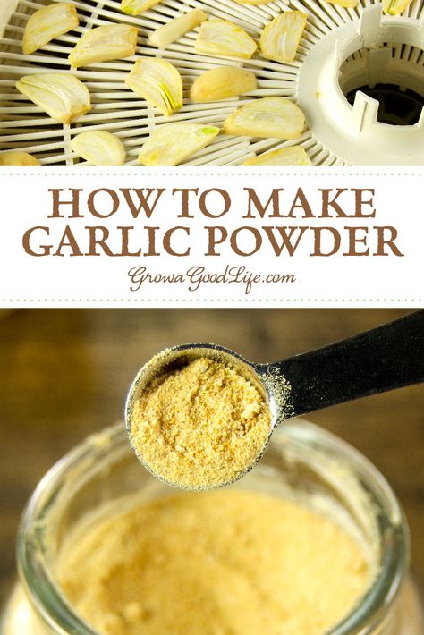 Homemade Garlic Powder, Dehydrating Food Storage, Homemade Dry Mixes, Dehydrated Vegetables, Spice Mix Recipes, Diy Spices, Dehydrated Fruit, Dancer Workout, Homemade Spices