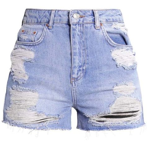 MOM Jeans Short cowboy shorts middenim ZALANDO ❤ liked on Polyvore featuring shorts, bottoms, short jean shorts, denim shorts, denim short shorts and jean shorts High Waisted Jeans Outfit, Short Denim Shorts, Denim Shorts Style, Short Jean Shorts, Denim Short Shorts, Looks Jeans, Short Jean, Expensive Clothes, Mom Jeans Shorts