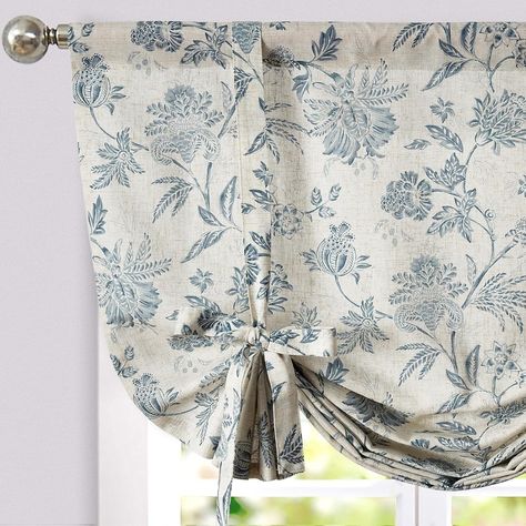 Amazon.com: jinchan Linen Floral Valance Tie up Curtains for Windows 45 Inch Farmhouse Kitchen Cafe Curtains Rod Pocket Country Tropical Flower Small Curtains for Laundry Bathroom Rod Pocket 1 Panel Blue : Home & Kitchen Lace Window Valance, Breakfast Room Curtains, Cafe Curtains Kitchen Farmhouse, Curtains For Dining Room Windows, Laundry Room Curtains, Linen Valance, Curtains For Windows, Kitchen Window Decor, Rustic Window Treatments